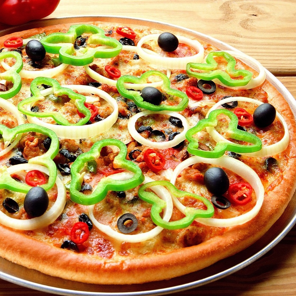 delicious-pizza-ganaur-veg-platter